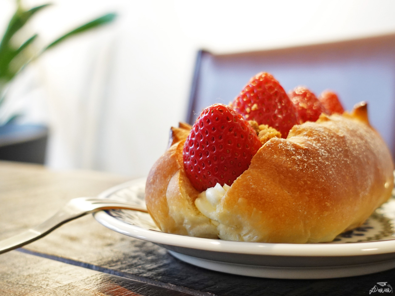 板橋草莓麵包
